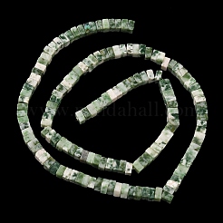 Натуральные зеленые пятна яшмовых нитей G-A280-C14-01