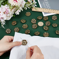 20 шт. пуговицы из сплава&nbsp;BUTT-PH0001-58AB