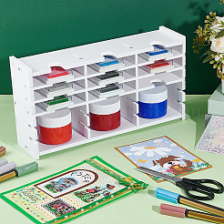 18 сетчатый держатель для хранения штемпельной подушечки из ПВХ-пластика ODIS-WH0043-118B