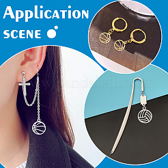 24шт 4 стиля подвески из нержавеющей стали STAS-UN0058-10