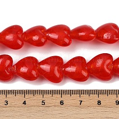 Ручной Стеклянные витые бусины нити LAMP-Q005-06D-02