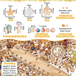Прозрачные стеклянные бусины GLAA-NB0001-87