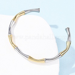 Браслеты-манжеты из нержавеющей стали 304&nbsp;BJEW-B150-01GP