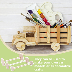 66 шт. колесо из березы DIY-OC0013-92