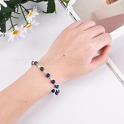 2 нить круглых бусин из натурального лазурита G-OC0002-28