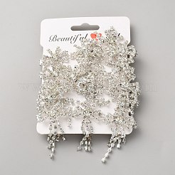 Ромбовидные хрустальные стеклянные стразы чашки цепочки DIY-WH20032-48P-02