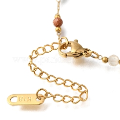 Ионное покрытие (ip) браслеты из нержавеющей стали 304 BJEW-H613-06G