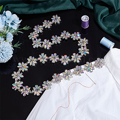 1 ярд стеклянных цепочек со стразами для гирлянд на свадьбу&nbsp;AJEW-PH0011-93