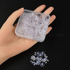 300 шт. 3 стиля пластиковых гайки для ушей KY-YW0001-32