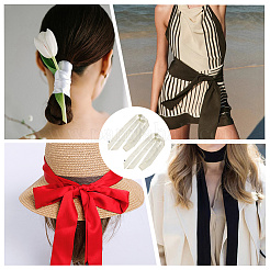 Длинный полиэстеровый шелковый шарф для женщин и девочек&nbsp;LS-AJEW-WH20042-77A