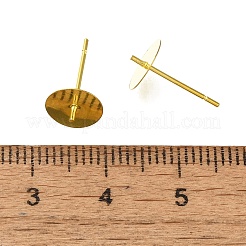 Фурнитура для сережек-гвоздиков из нержавеющей стали 304 STAS-P370-01E-G