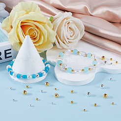 Латунные гладкие круглые бусины&nbsp;KK-SP0002-28