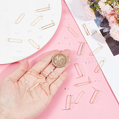 12 шт. латунная полая овальная фурнитура для сережек-гвоздиков KK-GO0001-71