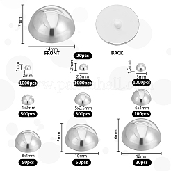 4040 шт. 10 стиля кабошонов из АБС-пластика OACR-PH0004-56