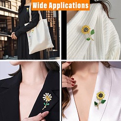 6 шт. 6 стиля цинкового сплава булавки для лацканов одежды рюкзака&nbsp;JEWB-CJ0002-98