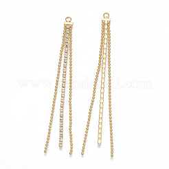 Латунная цепочка кисточка большие подвески KK-T038-45G