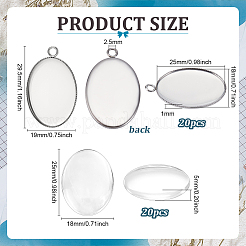 Овальный кулон своими руками kis&nbsp;DIY-PH0033-46