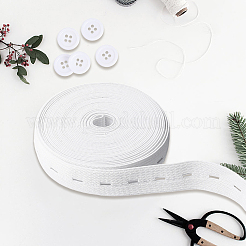 5м плоский эластичный шнур/тесьма с петлей&nbsp;DIY-CY0002-13A