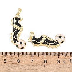 Латунь эмаль подвески&nbsp;KK-C248-09G-02