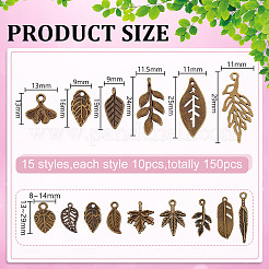 150 шт. Подвески из сплава в тибетском стиле&nbsp;FIND-HY0004-86