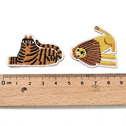 26 шт. полиэстеровые нашивки с изображением животных PATC-A001-02