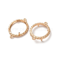 Овальные латунные коннекторы с кабошонами KK-NH0007-06KCG