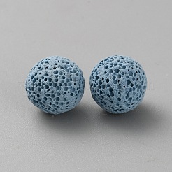 26 шт. окрашенные бусины из натуральной лавы&nbsp;G-WH0031-12A