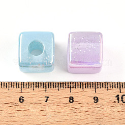 Прозрачные акриловые бусины с УФ-покрытием OACR-I015-33