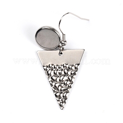 Крючки для сережек из нержавеющей стали 304&nbsp;STAS-WH0027-20C