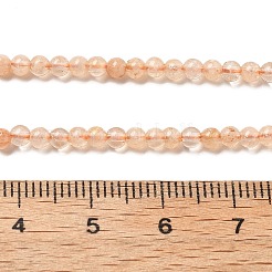 Природный цитрин бисер нитей G-RM241221-B5