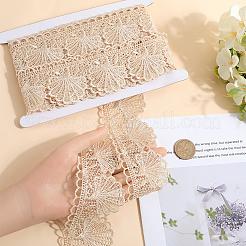 4.7~5 ярд хлопковой кружевной ленты в форме цветка-ракушки OCOR-GF0003-95B