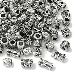 100шт 10 стиля сплава европейские бусины FIND-CJ0001-14