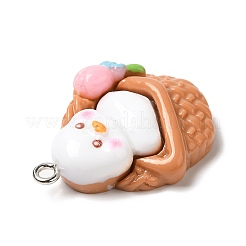 Милые подвески из непрозрачной смолы&nbsp;RESI-L038-07P-01