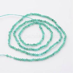 Природных амазонит бисер нитей G-K127-02F-2mm