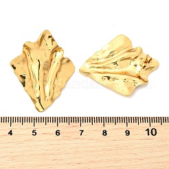 Серьги-гвоздики в форме ромба из нержавеющей стали 304&nbsp;EJEW-P312-02G