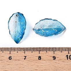 Двухцветные стеклянные подвески&nbsp;GLAA-A011-07A