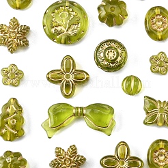 110шт 11 стиля прозрачные акриловые бусины&nbsp;OACR-FS0002-07