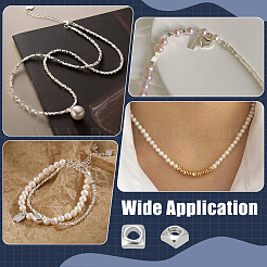 2 г 925 бусины-разделители из стерлингового серебра&nbsp;STER-BC0003-49P