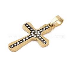 Ионное покрытие (ip) 304 нержавеющая сталь эмаль стразы подвески STAS-Q325-05L-G