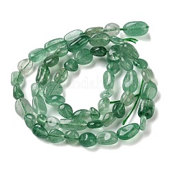 Природный зеленый бисер пряди клубники кварца&nbsp;G-C268-A01-6x8mm