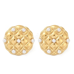 Серьги-гвоздики из нержавеющей стали 304 EJEW-G423-29B-G