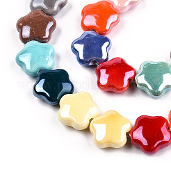 Фарфора ручной работы шарик нити X-PORC-N007-20-B01