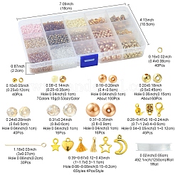 Наборы для самостоятельного изготовления браслетов из сплава и стеклянных бусин&nbsp;DIY-FS0007-77