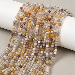 Природные Ботсвана агат бисер нитей&nbsp;G-A129-3mm-18