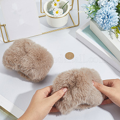 1 пара женских бархатных перчаток с нарукавниками&nbsp;AJEW-CY0002-21B