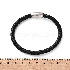 Смешанные плетеные браслеты кожаный шнур BJEW-I199-M