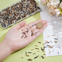 2400 шт. 16 вида стеклянных витых бусин SEED-ME0001-11