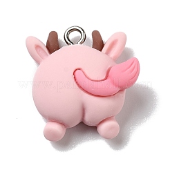 Подвески из непрозрачной смолы RESI-D055-043P