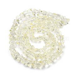 Стеклянные бусины с гальваническим покрытием  EGLA-P063-PL02