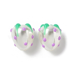 Запекаемые стеклянные бусины&nbsp;LAMP-Z014-02G